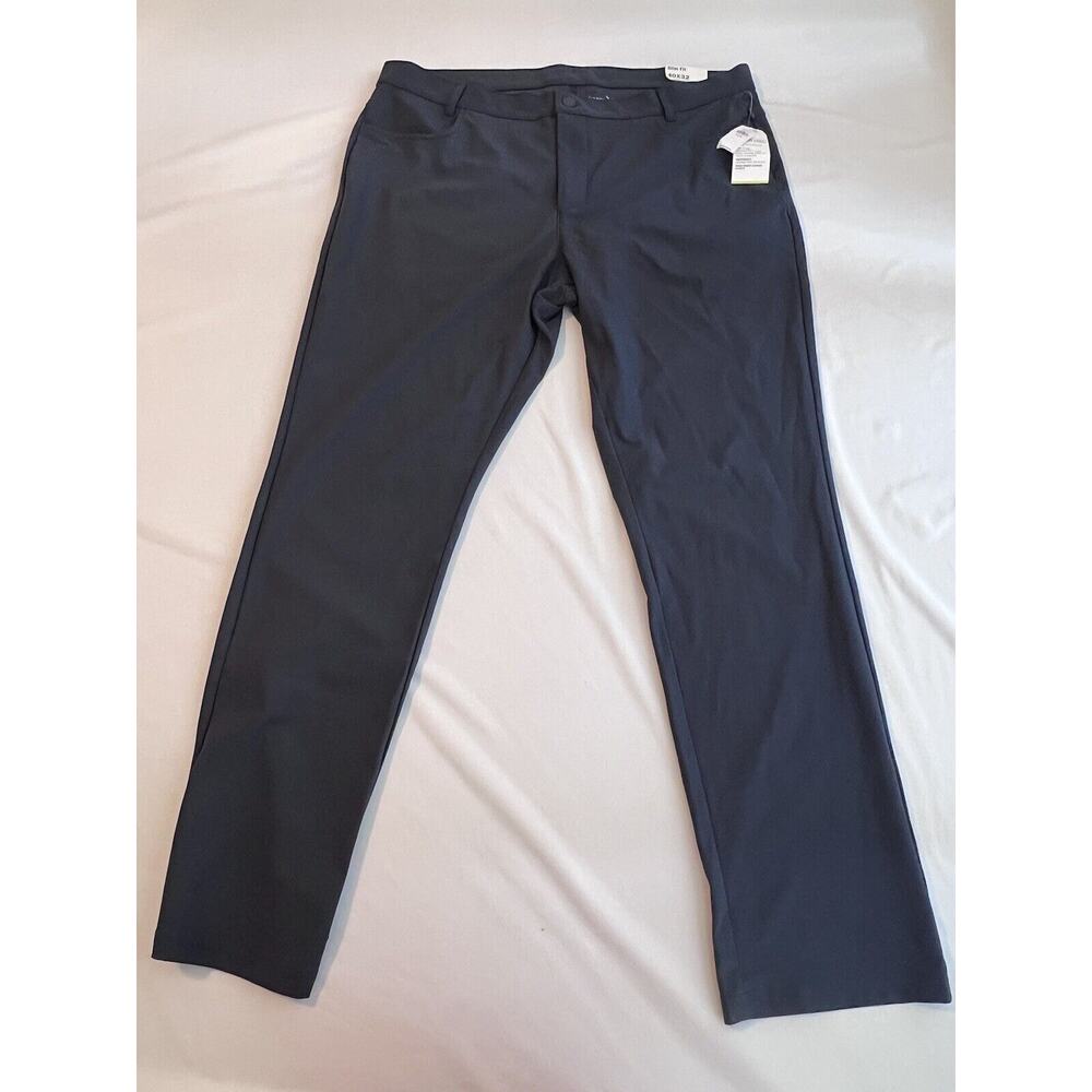 Old Navy Slim Fit Go-dry Pants Active Classic Navy Blue Size 40x32